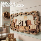 Custom Western Nursery Name Sign - Image 4