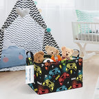 Rectangular Collapsible Game Storage Basket Nursery Toy Organizer - Image 6