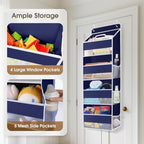 2 Pcs Over The Door Organizer Large Capacity Hanging Storage Room Organizer - Image 4