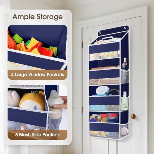 1Pack Over The Door Organizer Large Capacity Hanging Storage Room Organizer - Image 4