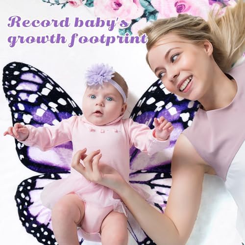 Chumia 6 Pcs Baby Monthly Milestone Blanket, Girl 60"x40" - Image 5