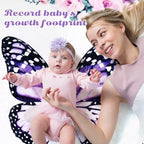 Chumia 6 Pcs Baby Monthly Milestone Blanket, Girl 60"x40" - Image 5