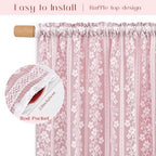 ASPMIZ Linen Kitchen Curtains Double Layers Window Curtain - Image 5