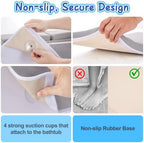Baby Bath Kneeler and Elbow Rest Pad Set, Bath Kneeling Pad - Image 4