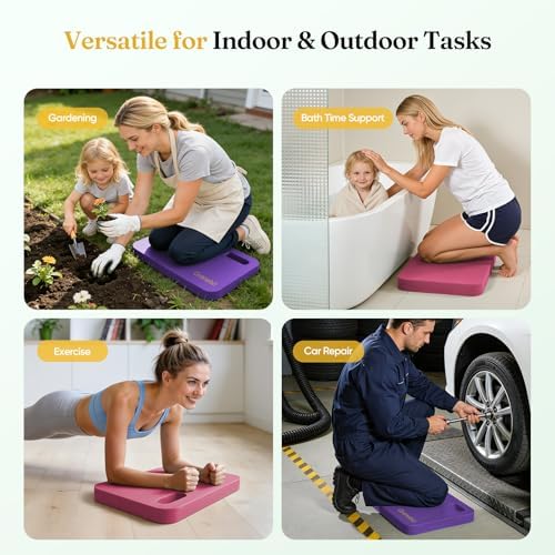 Grenebo 2-Pack Kneeling Pads, Extra Thick, 17.3 x 11 x 1.6 in - Image 7