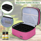 LUXJA Double-Layer Essential Oil Carrying Case Holds 30 Bottles - Image 4