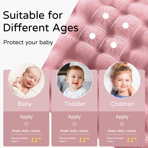 Yoofoss Hooded Baby Bath Towels 2 Pack 100% Muslin Organic Cotton - Image 5