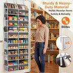 Over the Door Organizer 6 Tiers, Extra Large Behind Door Storage of 12 - Image 3