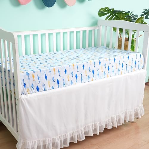 david's kids 3 Pack Fitted Crib Sheets, Ultra Soft Breathable Comfortable Baby - Image 3