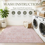 JOLLYVOGUE 8x10 Area Rugs for Living Room, Vintage Washable Rug - Image 7