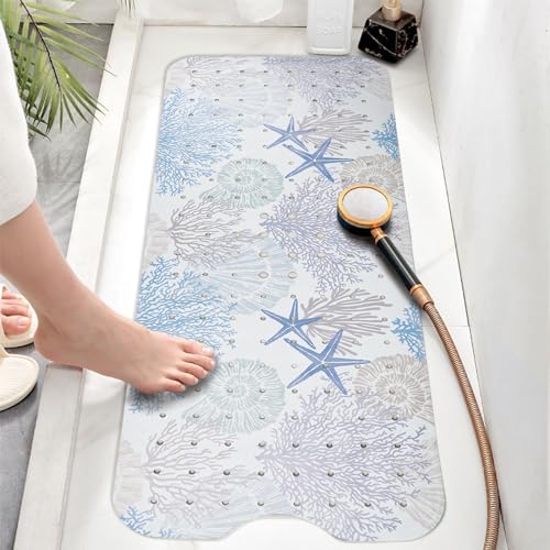 Bathtub Mat Non Slip, Extra Long Bath tub Mat Shower Floor Mat - Image 6