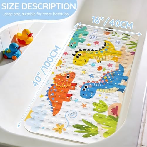 Kids Bathtub Mat, Non Slip Cartoon Bath Mat - Image 2