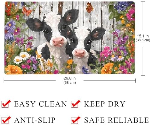 Non Slip Shower Mat Bathtub Mat 15.1x26.8 Inch, Quick Dry Bath Mat - Image 4