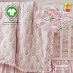 Brandream Organic Cotton French Crib Bedding Set - Image 3