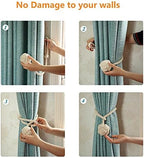Melaluxe 2 Pack Curtain Tiebacks - Image 3