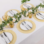 SHACOS 100 PCS Round Paper Placemats 13 inch Disposable Paper Place Mats - Image 3