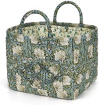 Floral Fabric Storage Basket Car Interior Storage Basket Underwear Sundries by CEUTNIZ