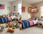 Stuffed Animal Net or Hammock for Flat Wall Mounted Handmade Macrame Toy - Image 6