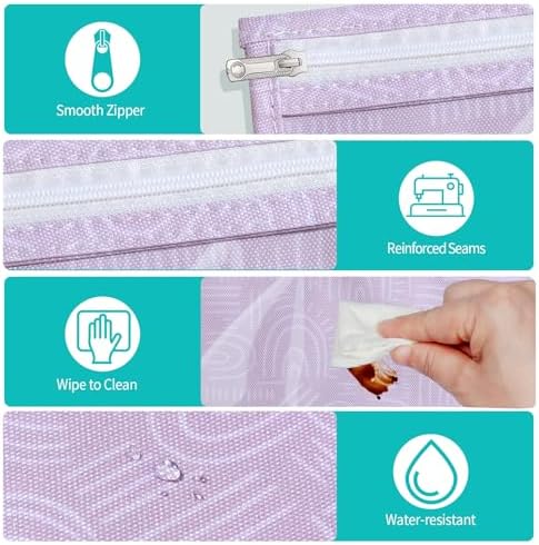 HIONXMGA Set of 3 Diaper Bag Organizing Pouches, Space-Saving, 3 Large Size - Image 5