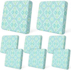 8Pcs Patio Cushion Covers Stretch Outdoor Furniture Protector Slipcovers by pickyNproud