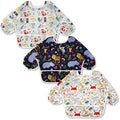 3 Pcs Long Sleeved Bib Set|Baby Waterproof Bibs by Baby+Noah
