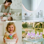 White Cotton Rope Gift Basket - Image 4