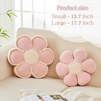 Kcvvcr Flower Pillow, Soft Flower Decorative Throw Pillow, Cute Daisy Flower - Image 2