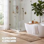 GRANNY SAYS Champagne Bathroom Runner Rug 24" x 48", Soft Bath Mat - Image 6