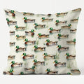 Mallard Duck Pillow Cover 18x18 Double-Sided, Mallard Duck Decor, Rustic by Unknown