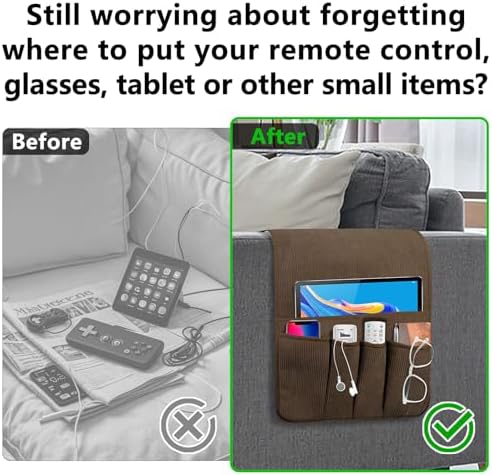 Remote Control Holder, Anti Slip Armchair Caddy Couch Caddy - Image 3