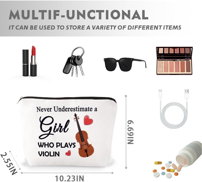 Motivational Violin Gifts for Girls Violinist Birthday Graduation Gifts Never - Image 2