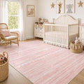Nakagishi Boho 5x8 Area Rug Living Room Rugs Machine Washable Pink by NakagishiAreaRug