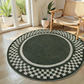 GarveeHome 6ft Washable Round Rug by GarveeHome
