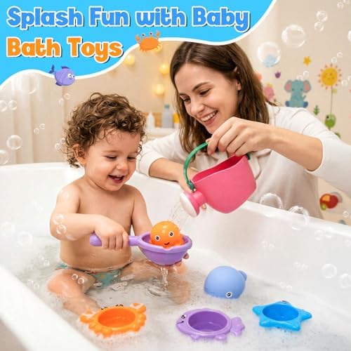 DRAMATION 9-Piece Baby Bath Toys - Image 2