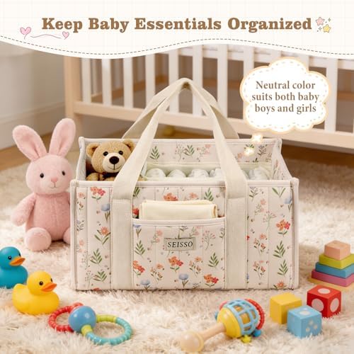 SEISSO Diaper Caddy Organizer - Image 2