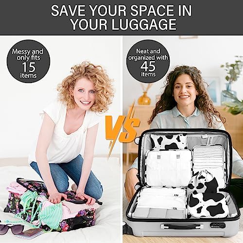 KPX 8 Set Packing Cubes for Travel, Luggage Packing Organizers Accessories - Image 5
