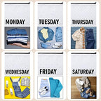 Oudain 14 Pcs Kids Packing Cubes of Week Baby Travel Organizer Pouches - Image 4