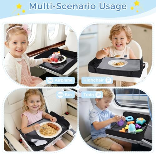 COOLBEBE Airplane Tray Table Cover, Foldable Travel Tray Cover - Image 2