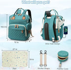 SHITIESHOU Diaper Bag Backpack Baby Bag, Baby Girl Boy Diaper Bag - Image 6