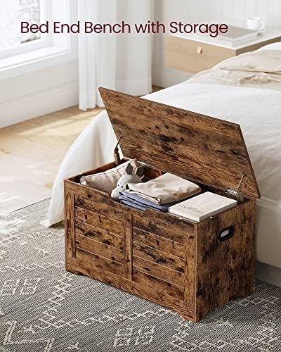 VASAGLE Storage Chest, 39.4 Inches Width Bench - Image 4
