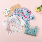 3 Pack Long Sleeve Bib, Baby Smock - Image 3