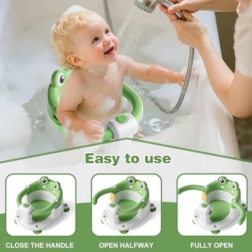 Baby Bath Seat for Babies 6 Months & up Non-Slip Toddler Bath Seats for Sitting - Image 2