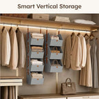 Homsorout Hanging Closet Organizer 4 Tier - Image 2