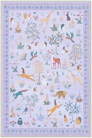 BESBLEE 2X3 Washable Area Rug for Entrance, Animal Doormat Non Slip - Image 7