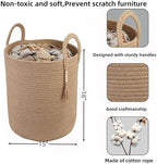 XUANGUO Rope Laundry Basket Laundry Hamper - Image 2