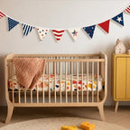 Patriotic 4th of July Decorations Banner Red and Blue Garland Flags - Image 7