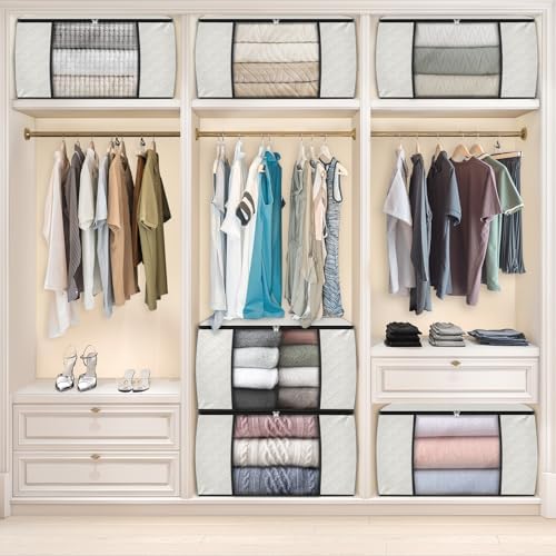 Fab totes 6 Pack Storage Bags for Clothes Blanket Storage Bins - Image 6