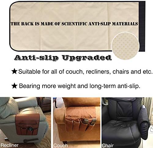 Teniux Non-Slip Couch Sofa Chair GRS Certified Armrest organizer - Image 3