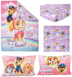 Paw Patrol Skye We're A Team 4 Piece Toddler Bedding Set - Image 2