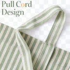 jinchan Linen Boxter Striped Kitchen Valances Sage Green 18 inch 2 Panels - Image 6